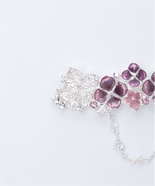 axes femme(アクシーズファム)の「紫陽花モチーフ細ゴムベルト(ベルト・レディース・シルバー/ゴールド・FREE)」の16枚目の写真