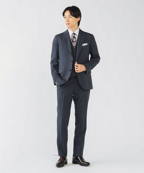 BEAMS HEART（ビームスハート）の「ピンヘッド トラベル ジレ 25FW（セットアップ対応）（ベスト・メンズ・ネイビー/ブルー・SMALL/MEDIUM/LARGE/X-LARGE）」の3枚目の写真