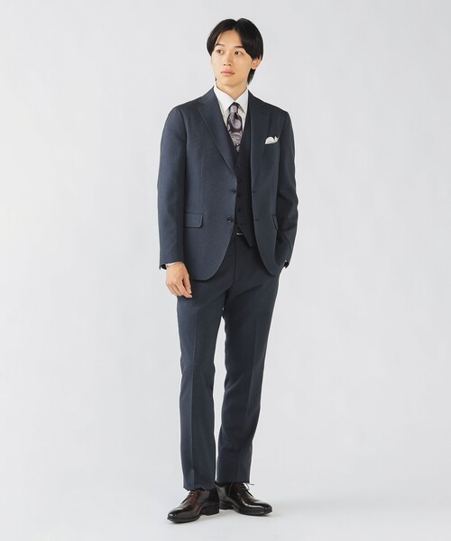 BEAMS HEART（ビームスハート）の「ピンヘッド トラベル ジレ 25FW（セットアップ対応）（ベスト・メンズ・ネイビー/ブルー・SMALL/MEDIUM/LARGE/X-LARGE）」の4枚目の写真