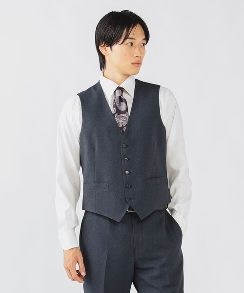 BEAMS HEART（ビームスハート）の「ピンヘッド トラベル ジレ 25FW（セットアップ対応）（ベスト・メンズ・ネイビー/ブルー・SMALL/MEDIUM/LARGE/X-LARGE）」の5枚目の写真