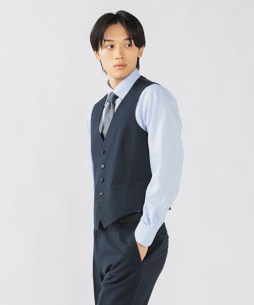 BEAMS HEART（ビームスハート）の「ピンヘッド トラベル ジレ 25FW（セットアップ対応）（ベスト・メンズ・ネイビー/ブルー・SMALL/MEDIUM/LARGE/X-LARGE）」の7枚目の写真