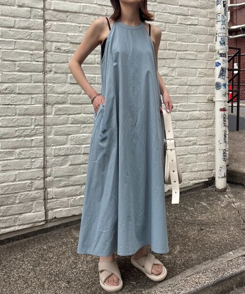 WILLOW(ウィロー)の「【willow】アメスリワンピース(ワンピース・レディース・ブラック/サックスブルー・ONE SIZE)」の17枚目の写真