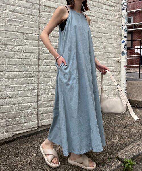 WILLOW(ウィロー)の「【willow】アメスリワンピース(ワンピース・レディース・ブラック/サックスブルー・ONE SIZE)」の15枚目の写真