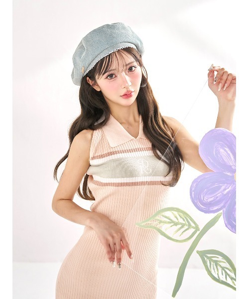 ロゴアメスリニットミニワンピース – Darich (ダーリッチ)