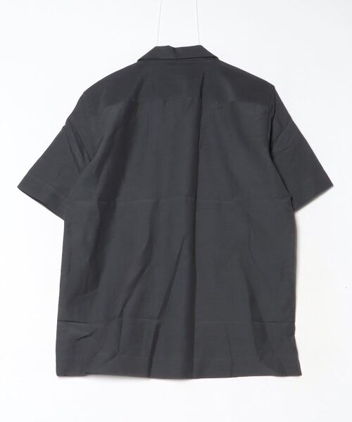 新品タグ付◇ CHARCOAL かぐれ リネンラミーオープンカラー