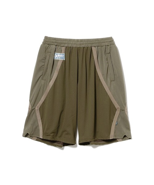BEAMS T（ビームスティー）の「WHIMSY SOCKS / BASKET MESH SHORT（その他パンツ・メンズ・オリーブ・M/XL/L）」の2枚目の写真