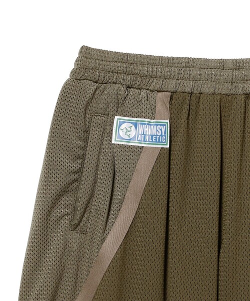 BEAMS T（ビームスティー）の「WHIMSY SOCKS / BASKET MESH SHORT（その他パンツ・メンズ・オリーブ・M/XL/L）」の3枚目の写真