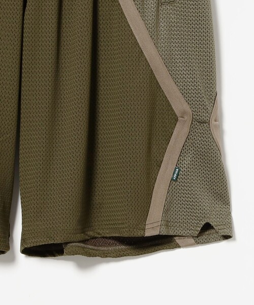 BEAMS T（ビームスティー）の「WHIMSY SOCKS / BASKET MESH SHORT（その他パンツ・メンズ・オリーブ・M/XL/L）」の5枚目の写真