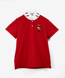 Picone CLUBピッコーネ　クラブ　レディース 半袖ポロシャツ　総柄　M Picone CLUB｜ピッコーネクラブ（レディース）のポロシャツ