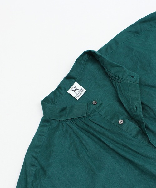 RNA-N（アールエヌエーエヌ）の「B2909 リネンスモールカラーシャーリングシャツ（シャツ/ブラウス・レディース・グリーン/ブラック/オフホワイト・FREE）」の16枚目の写真