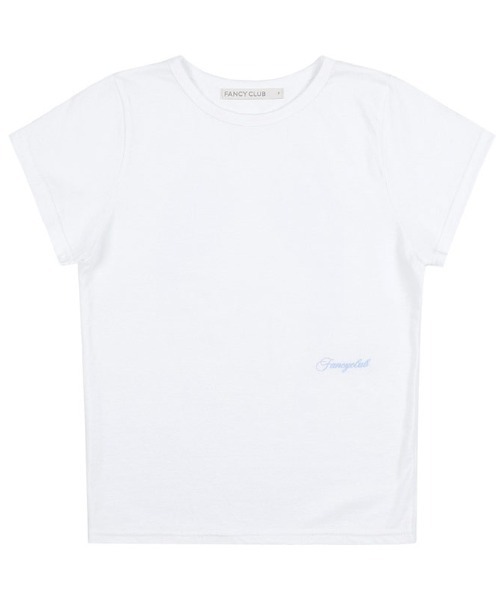 FANCY CLUB(ファンシークラブ)の「A'GEM/9 × .kom 『FANCY CLUB/ファンシークラブ』 Rebirth Of Heaven Crop Tee/リバースオブヘブンクロップ TEE(Tシャツ/カットソー・レディース・ブラック/ホワイト×ブルー/ホワイト×グレー・FREE)」の18枚目の写真