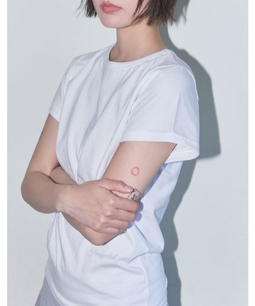 tシャツ FANCY CLUB/ファンシークラブ Rebirth Of Heaven Crop Tee Tシャツ レディース A'GEM/9 × .kom 『FANCY CLUB/ファンシークラブ』 Rebirth Of