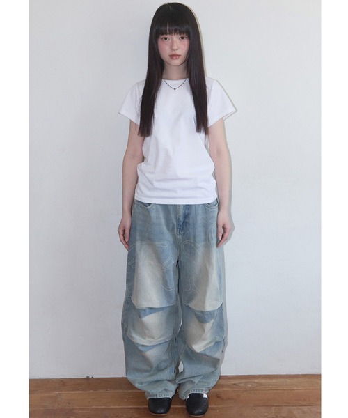 ★FANCYCLUB★REBIRTH OF HEAVEN TEE (BLUE)★正規品/直送料込 A'GEM/9 × .kom 『FANCY CLUB/ファンシークラブ』 Rebirth Of