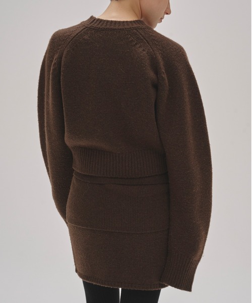 TODAYFUL（トゥデイフル）の「Wool 100% Raglan Knit（ニット/セーター・レディース・ブラック/チャコールグレー/ブラウン・FREE）」の7枚目の写真