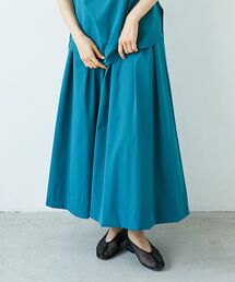 le.coeur blanc | ナイロンストレッチタックギャザースカート(スカート)