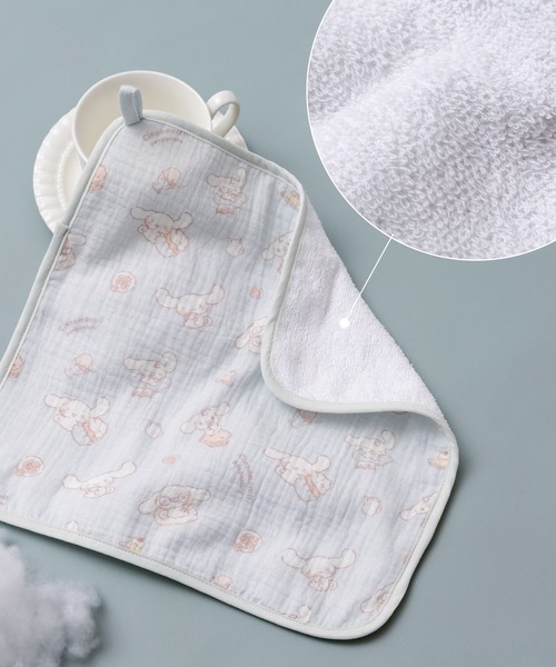 panpantutu（パンパンチュチュ）の「ガーゼおくるみ3点セット【サンリオキャラクターズ/シナモロール】（おくるみ・キッズ・ベージュ/ライトブルー・FREE）」の16枚目の写真