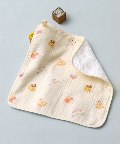 panpantutu（パンパンチュチュ）の「ガーゼおくるみ3点セット【サンリオキャラクターズ/シナモロール】（おくるみ・キッズ・ベージュ/ライトブルー・FREE）」の9枚目の写真