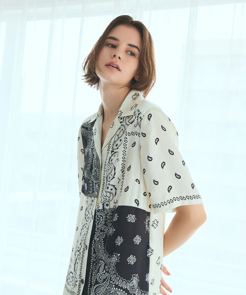 【LK BENNETT】ヴァレリー ビスコースプリント シャツドレス LK BENNETT】ヴァレリー ビスコースプリント シャツドレス