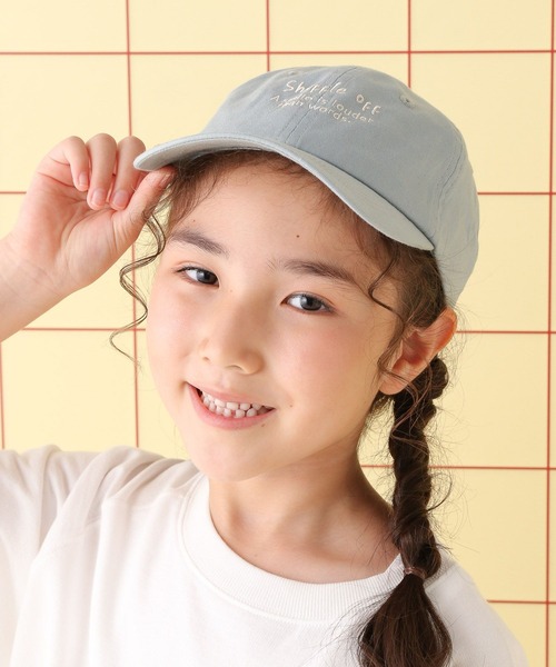 LEPSIM（レプシィム）の「【KIDS】刺繍ロゴツイルキャップ　499505（キャップ・キッズ・チャコールグレー/ライトピンク/アイボリー/ブルー/ブラウン・ONE SIZE）」の4枚目の写真