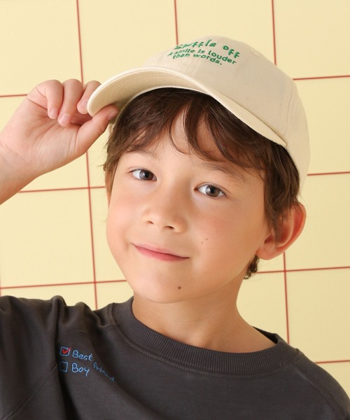 LEPSIM（レプシィム）の「【KIDS】刺繍ロゴツイルキャップ　499505（キャップ・キッズ・チャコールグレー/ライトピンク/アイボリー/ブルー/ブラウン・ONE SIZE）」の18枚目の写真
