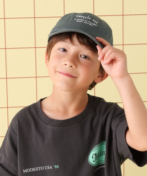 LEPSIM（レプシィム）の「【KIDS】刺繍ロゴツイルキャップ　499505（キャップ・キッズ・チャコールグレー/ライトピンク/アイボリー/ブルー/ブラウン・ONE SIZE）」の19枚目の写真