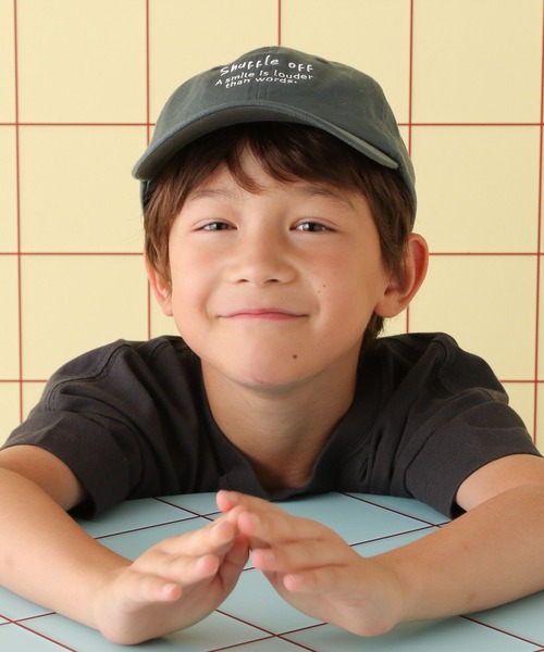 LEPSIM（レプシィム）の「【KIDS】刺繍ロゴツイルキャップ　499505（キャップ・キッズ・チャコールグレー/ライトピンク/アイボリー/ブルー/ブラウン・ONE SIZE）」の11枚目の写真