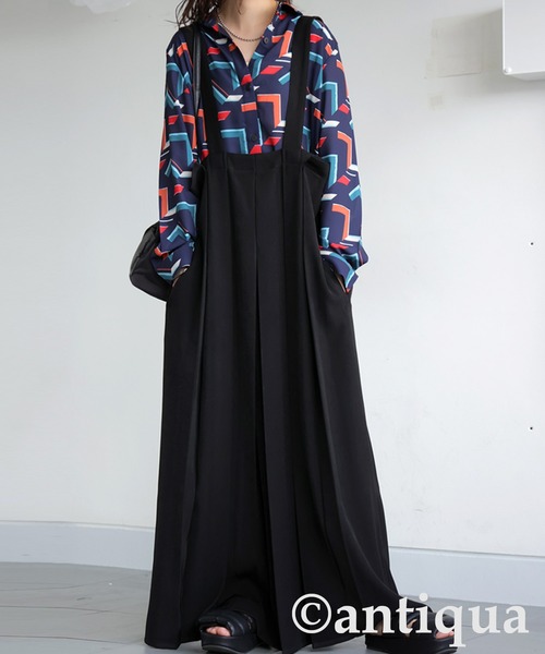 antiqua（アンティカ）の「幾何学柄シャツ（シャツ/ブラウス・レディース・ホワイト/ネイビー・ONESIZE）」の11枚目の写真