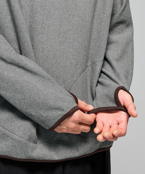 KRIFF MAYER（クリフメイヤー）の「【ストレッチ】もちのびデザインロンT（Tシャツ/カットソー・メンズ・ブラック/カラフル/グレー/ナチュラル・X-LARGE/LARGE/MEDIUM）」の15枚目の写真