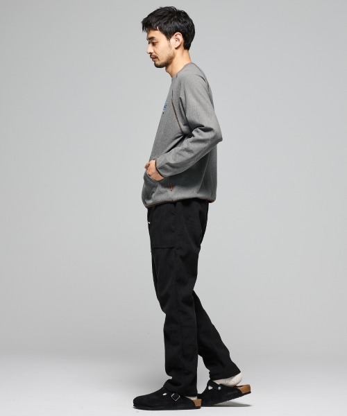 KRIFF MAYER（クリフメイヤー）の「【ストレッチ】もちのびデザインロンT（Tシャツ/カットソー・メンズ・ブラック/カラフル/グレー/ナチュラル・X-LARGE/LARGE/MEDIUM）」の19枚目の写真