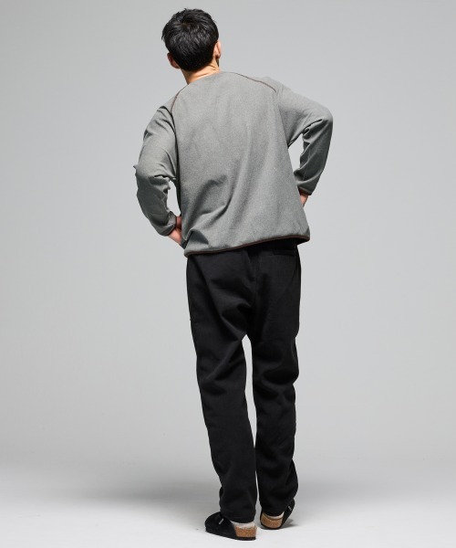 KRIFF MAYER（クリフメイヤー）の「【ストレッチ】もちのびデザインロンT（Tシャツ/カットソー・メンズ・ブラック/カラフル/グレー/ナチュラル・X-LARGE/LARGE/MEDIUM）」の20枚目の写真