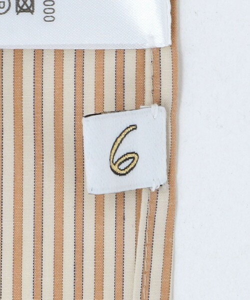 6(ROKU)＞コットン ストライプ スカーフ（バンダナ/スカーフ）｜6