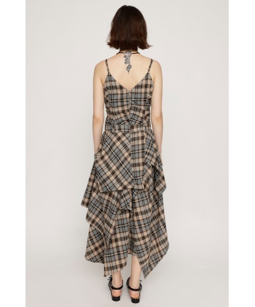 ASYMMETRY HEM CAMI L/OP アシンメトリー ヘム キャミ ロング
