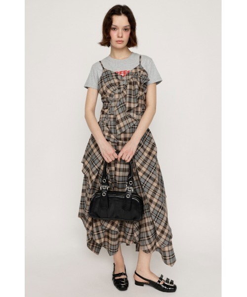 ASYMMETRY HEM CAMI L/OP アシンメトリー ヘム キャミ ロング