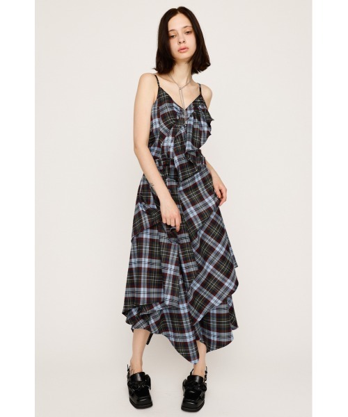 ASYMMETRY HEM CAMI L/OP アシンメトリー ヘム キャミ ロング