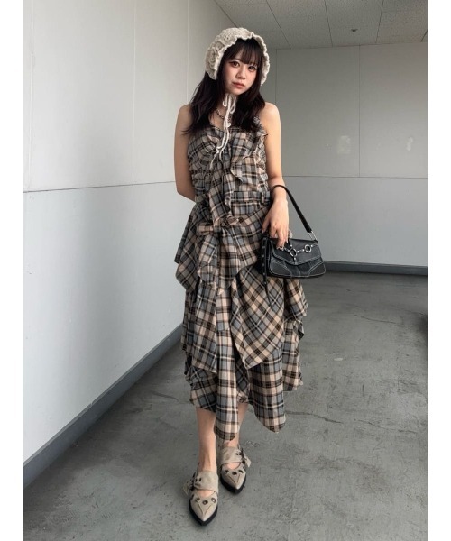 SLY アシンメトリー ヘム キャミ ロングワンピース キャミワンピース ASYMMETRY HEM CAMI L/OP アシンメトリー ヘム キャミ ロング