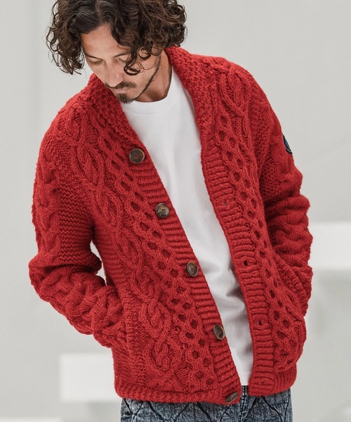 mcg3668-【HIMALAYAN CLIMBERS HAND-KNIT別注】手編みショール