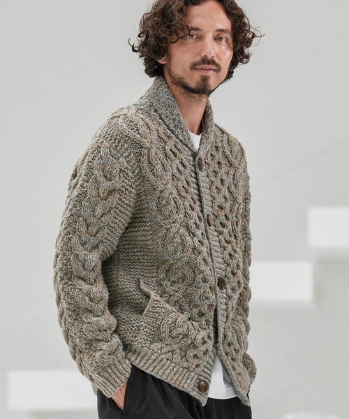 mcg3668-【HIMALAYAN CLIMBERS HAND-KNIT別注】手編みショール