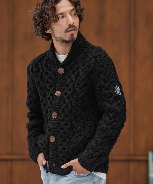 mcg3668-【HIMALAYAN CLIMBERS HAND-KNIT別注】手編みショール