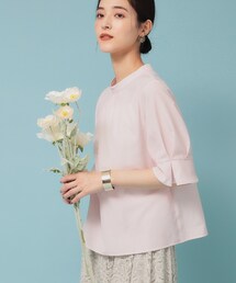 Sunauna | 【きれいめ／定番シルエット】スタンドネックブラウス(シャツ/ブラウス)