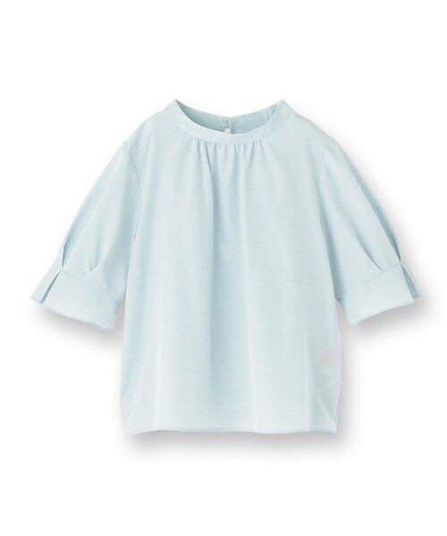ブラウス シャツ 「涼し気！／SS〜L」スタンドネックブラウス レディース 涼し気！／SS～L】スタンドネックブラウス（シャツ・ブラウス