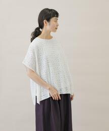 かぐれ | コットンレースポンチョプルオーバー(Tシャツ/カットソー)