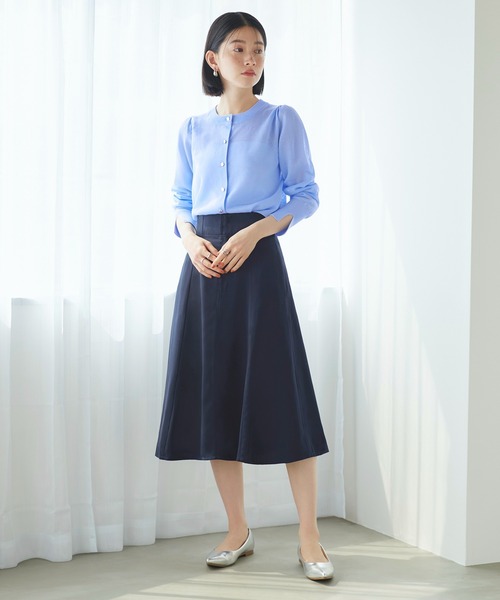 セール】【骨格ウェーブさんにオススメ！】タックスカート（スカート