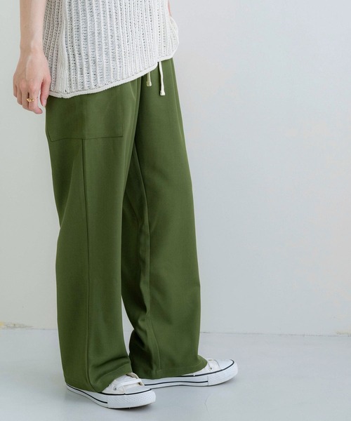 NOAHL(ノアル)の「【NOAHL】《mayoさんコラボ》ツイルカーゴイージーパンツ(カーゴパンツ・レディース・カーキ/グレイッシュベージュ/キナリ/グレー・M/S/L)」の11枚目の写真