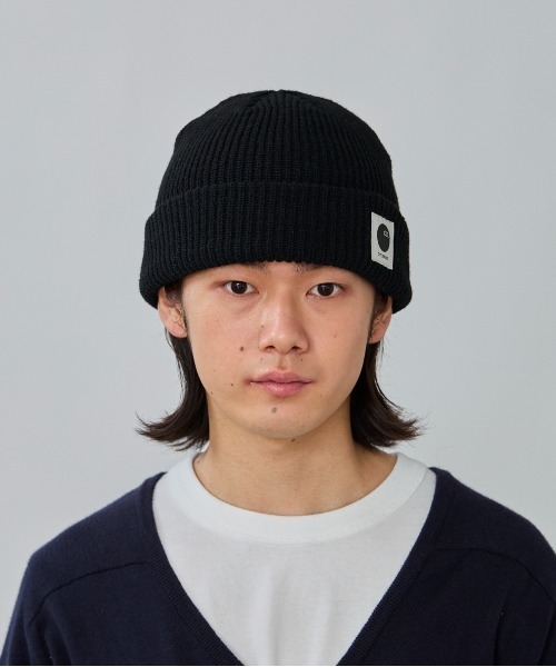 OVERRIDE（オーバーライド）の「OVERRIDE  REP WOVEN LABEL WATCH / オーバーライド（ニットキャップ/ビーニー・メンズ・サックスブルー/ワイン/ブラック/イエロー・57~59cm）」の5枚目の写真