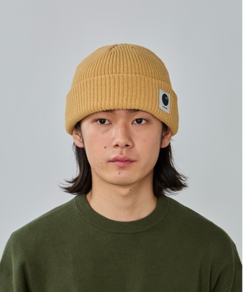 OVERRIDE（オーバーライド）の「OVERRIDE  REP WOVEN LABEL WATCH / オーバーライド（ニットキャップ/ビーニー・メンズ・サックスブルー/ワイン/ブラック/イエロー・57~59cm）」の12枚目の写真