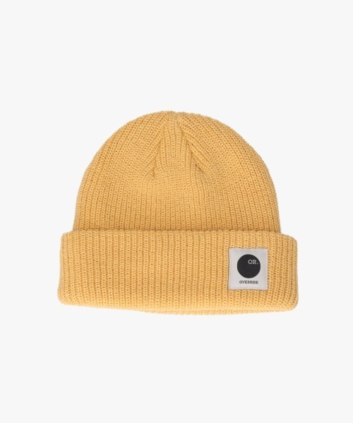 OVERRIDE（オーバーライド）の「OVERRIDE  REP WOVEN LABEL WATCH / オーバーライド（ニットキャップ/ビーニー・メンズ・サックスブルー/ワイン/ブラック/イエロー・57~59cm）」の14枚目の写真