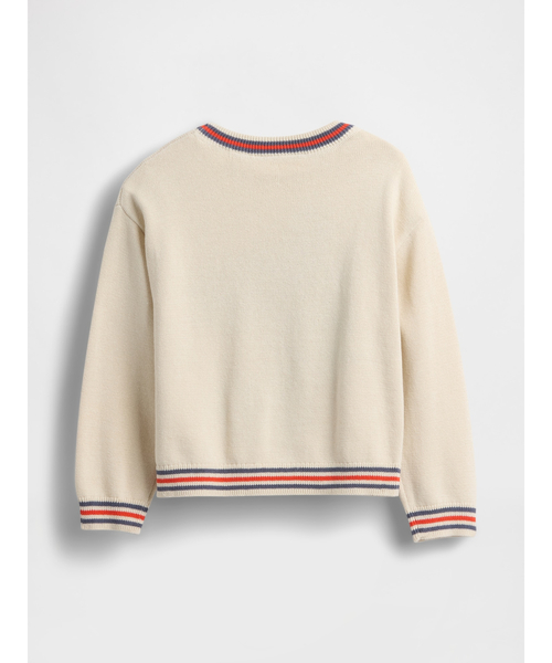 GAP（ギャップ）の「Gap × ディズニー ミッキーマウス セーター (幼児・ベビー)（ニット/セーター・キッズ・アイボリー・70cm/80ｃｍ/90cm/95cm/100cm/105cm/110cm）」の2枚目の写真