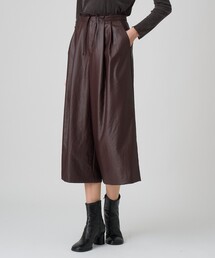 カカオ様　BEARDSLEY ガウチョパンツ ブラウン カカオ様 BEARDSLEY ガウチョパンツ ブラウン - パンツ新品
