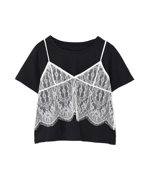 PROPORTION BODY DRESSING（プロポーションボディドレッシング）の「レースキャミセットカットソー / 1215260801（Tシャツ/カットソー・レディース・ブラウン系その他/ブラック/ダークグレー・FREE）」の17枚目の写真