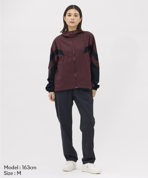 le coq sportif（ルコックスポルティフ）の「【ルコックスポルティフ】光吸収発熱/はっ水/ストレッチヒートナビクロスジャケット（その他アウター・レディース・ワインレッド/ホワイト/ブラウン・XL/L/M/S）」の10枚目の写真